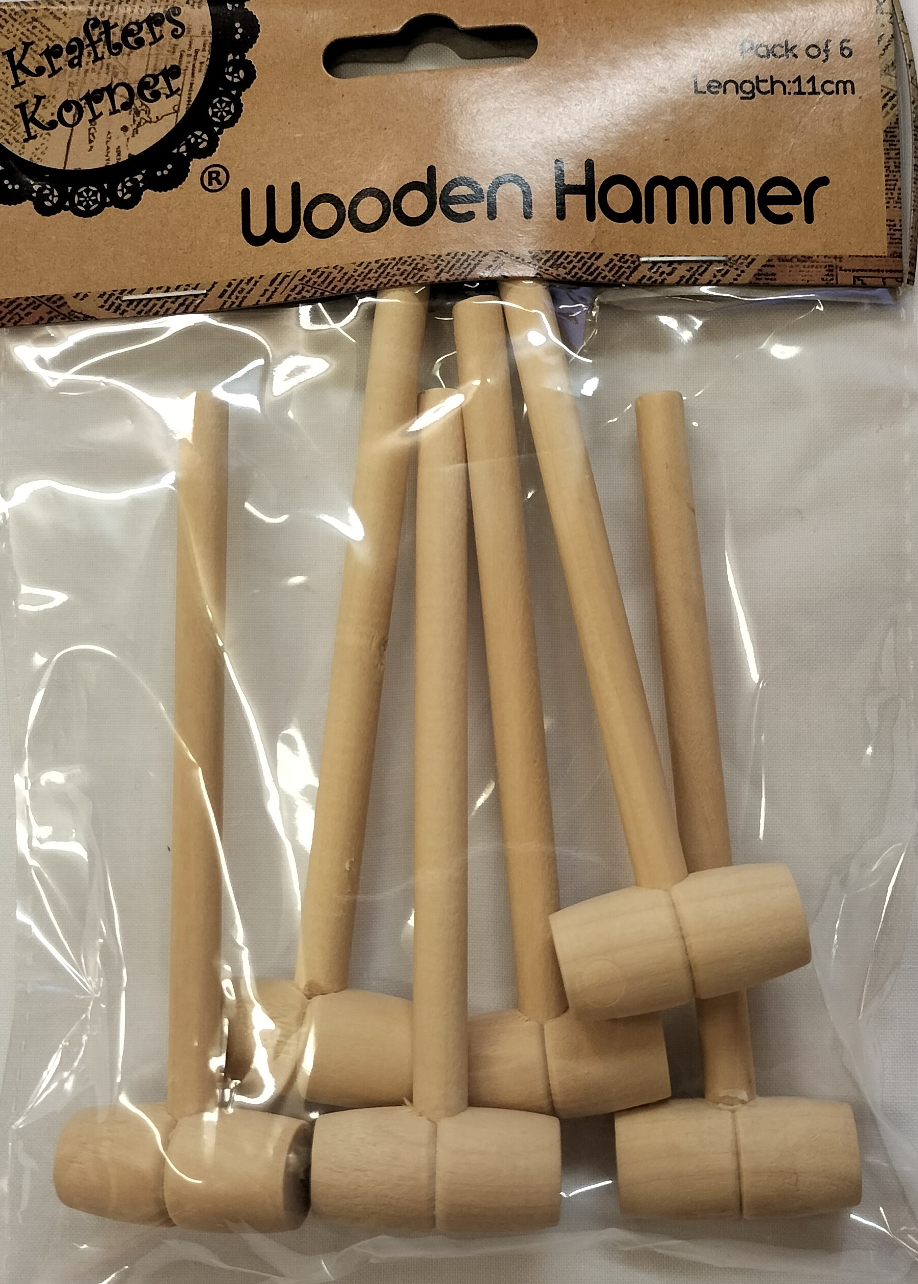 Wooden Hammer Pk 6 Mini KK